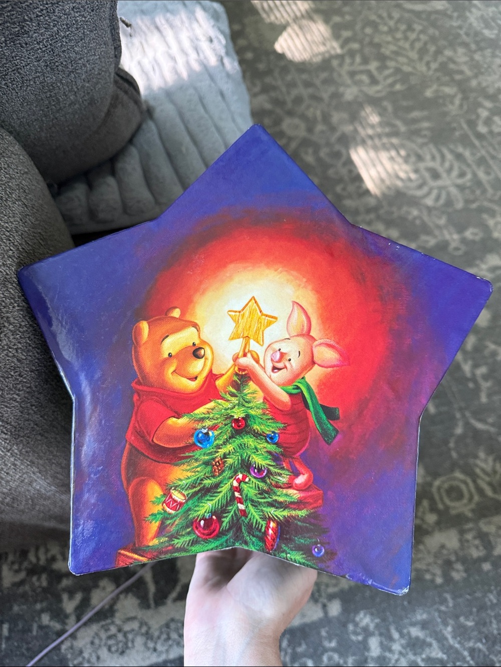 Vintage Winnie the Pooh Christmas to Remember ornaments set of 12